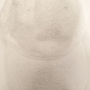 J Crew Terry baseball cap + J Crew lavender & whit